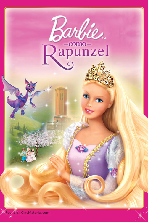 Barbie As Rapunzel - Brazilian Movie Cover