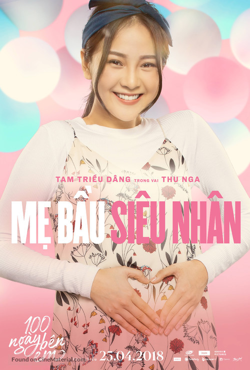 100 Days of Sunshine: 100 Ng&agrave;y B&ecirc;n Em - Vietnamese Movie Poster