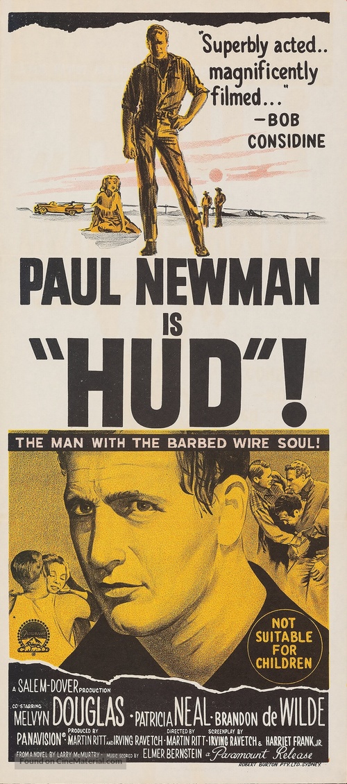 Hud - Australian Movie Poster