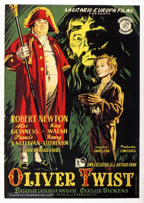 Oliver Twist - Spanish Movie Poster