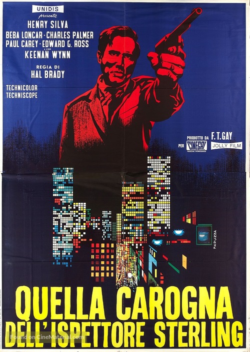 Quella carogna dell&#039;ispettore Sterling - Italian Movie Poster