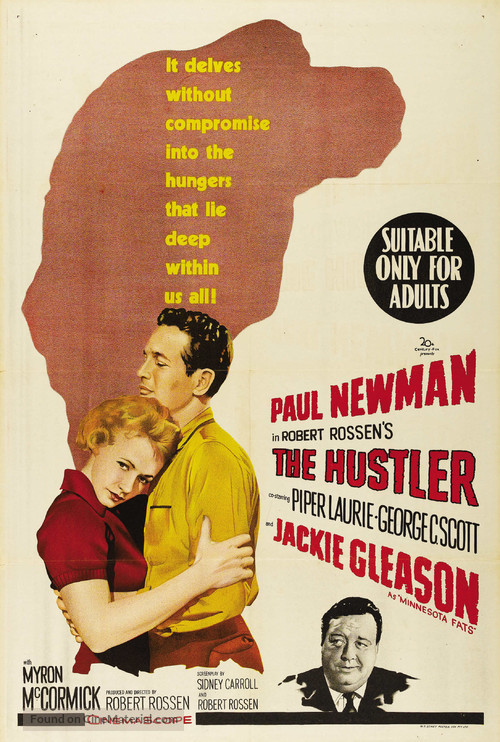 The Hustler - Australian Movie Poster