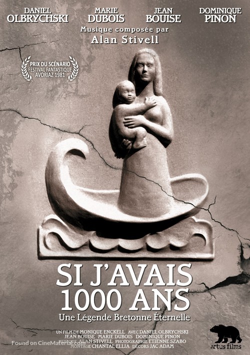 Si j&#039;avais mille ans - French DVD movie cover