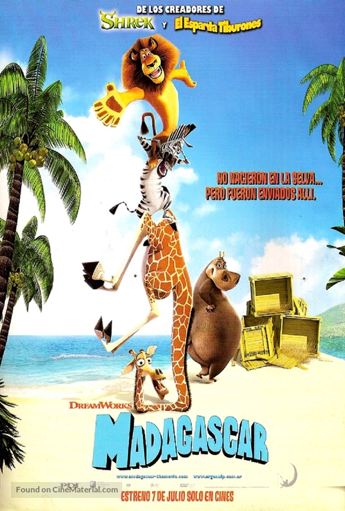 Madagascar - Argentinian Movie Poster