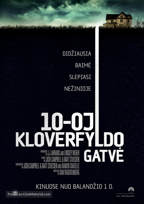 10 Cloverfield Lane - Lithuanian Movie Poster