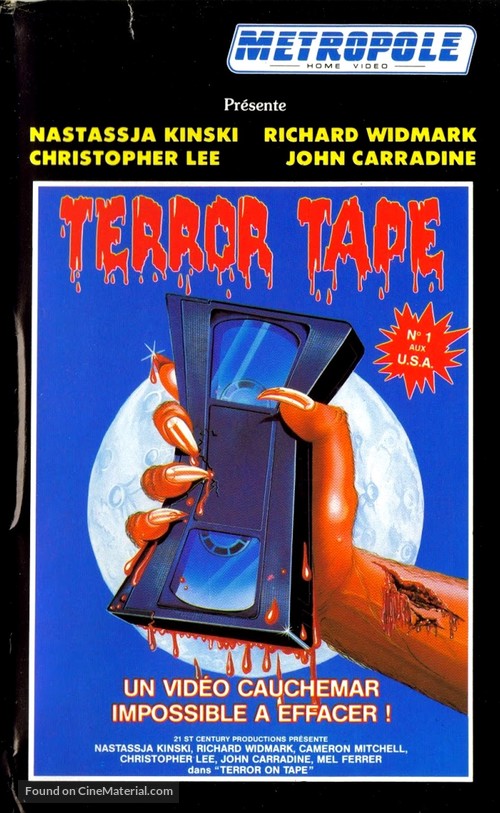 Terror on Tape - French VHS movie cover