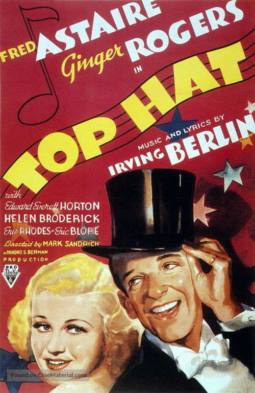 Top Hat - Theatrical movie poster