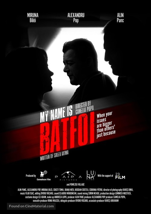 SNUPD My name is BATFOI - Romanian Movie Poster