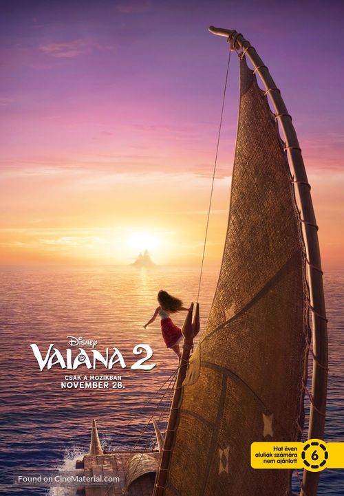 Moana 2 - Hungarian Movie Poster