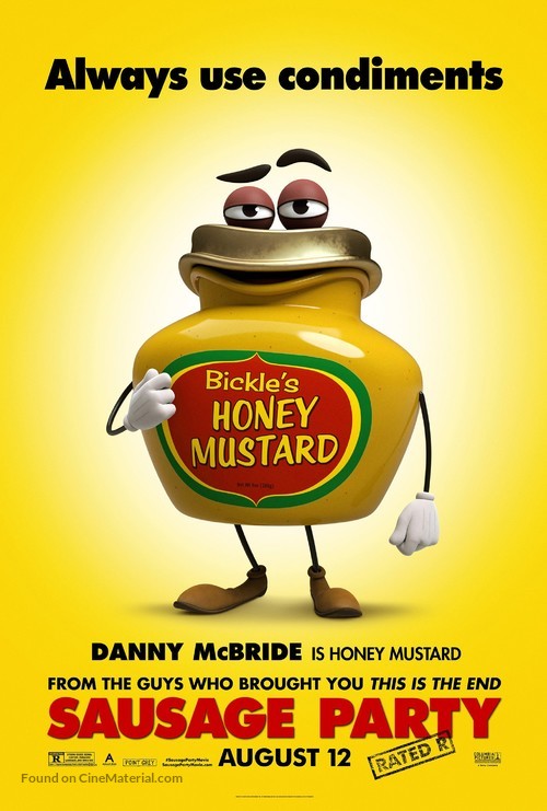 Sausage Party - Character movie poster