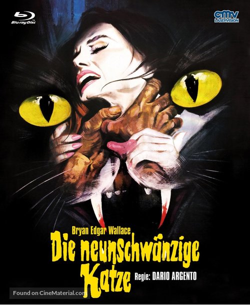 Il gatto a nove code - German Blu-Ray movie cover