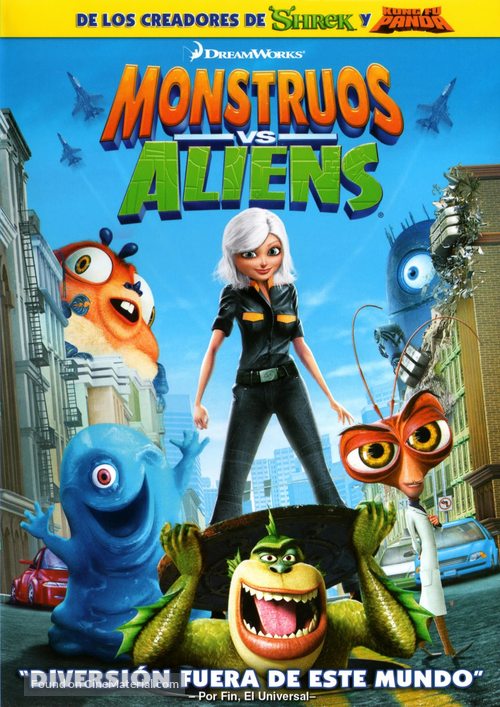 Monsters vs. Aliens - Spanish Movie Cover