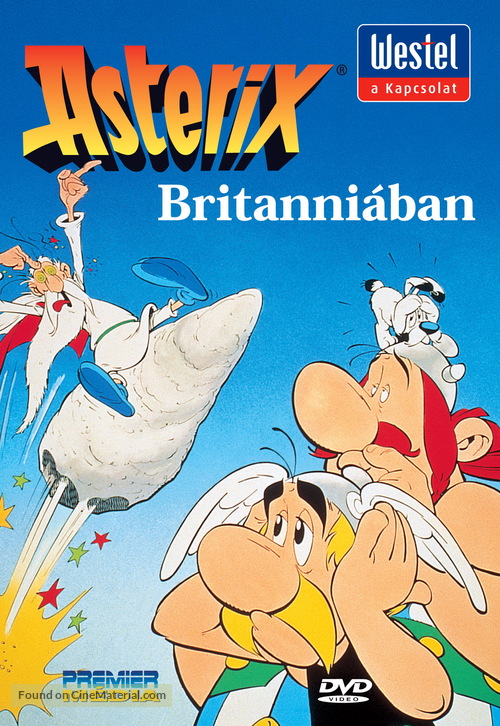 Ast&eacute;rix et le coup du menhir - Hungarian DVD movie cover