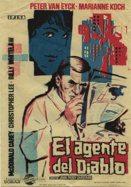 The Devil&#039;s Agent - Spanish Movie Poster