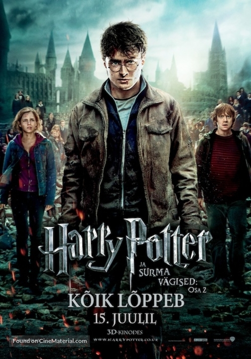 Harry Potter and the Deathly Hallows: Part II - Estonian Movie Poster