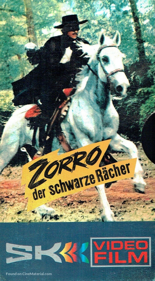 L&#039;ombra di Zorro - German VHS movie cover