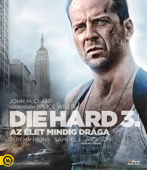 Die Hard: With a Vengeance - Hungarian Blu-Ray movie cover