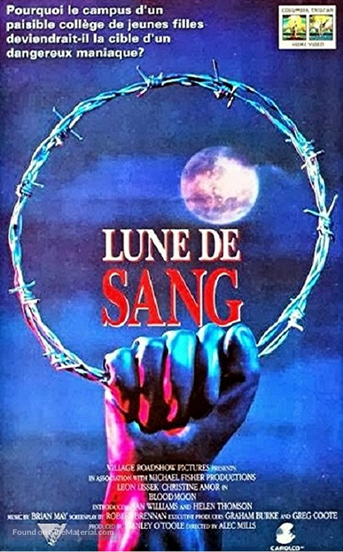 Bloodmoon - French VHS movie cover