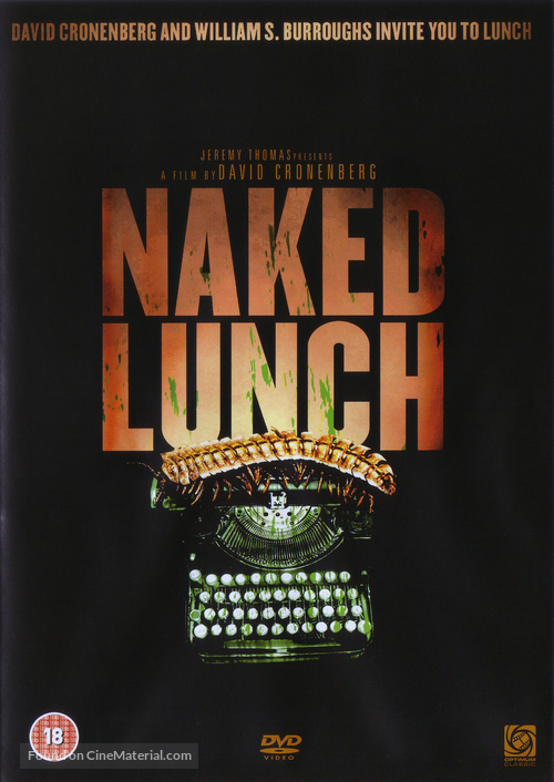 Naked Lunch - British DVD movie cover