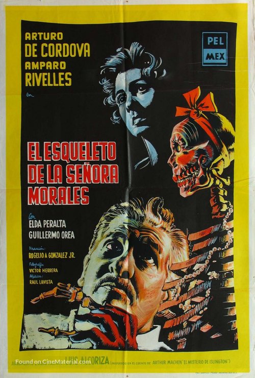 El esqueleto de la se&ntilde;ora Morales - Mexican Movie Poster