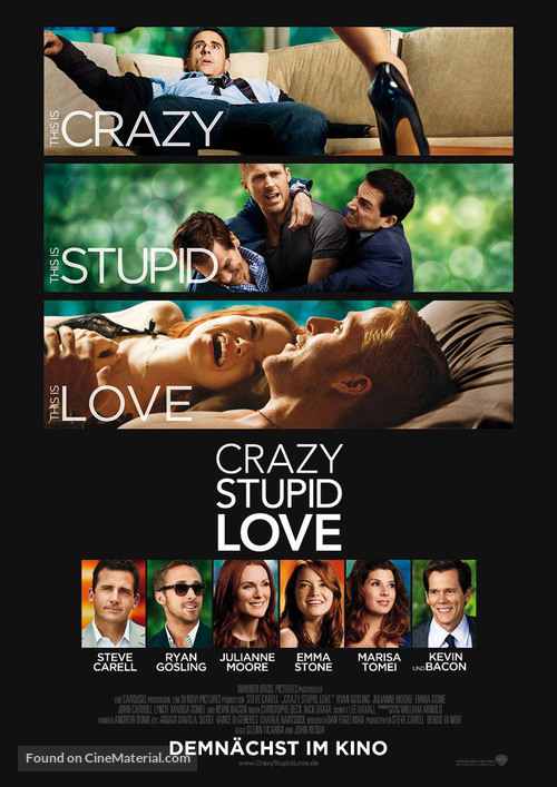 Crazy, Stupid, Love. - German Movie Poster