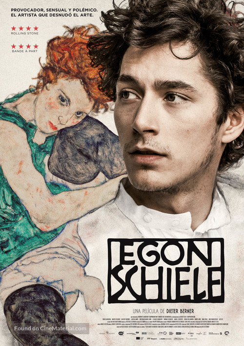 Egon Schiele: Tod und M&auml;dchen - Spanish Movie Poster