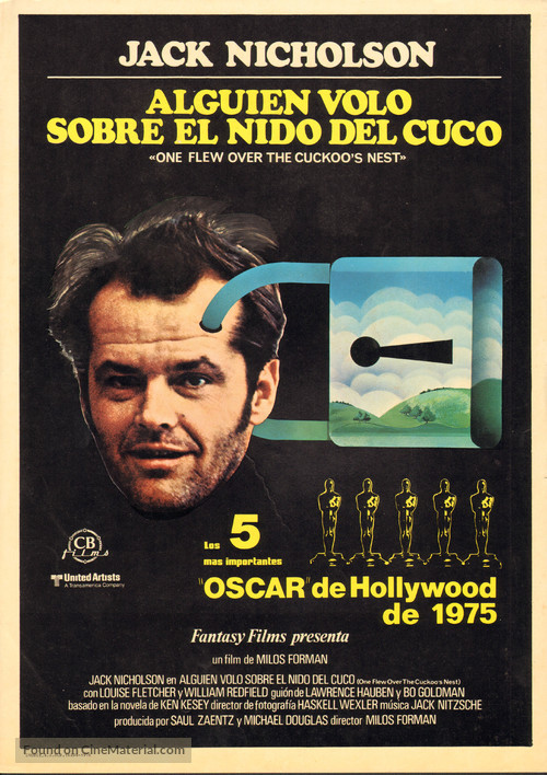 One Flew Over the Cuckoo&#039;s Nest - Spanish Movie Poster