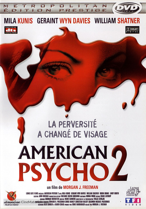 American Psycho II: All American Girl - French DVD movie cover