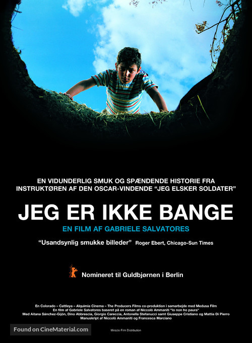 Io non ho paura - Danish Movie Poster