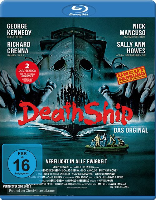 Death Ship - German Blu-Ray movie cover