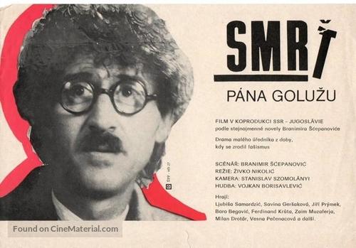 Smrt gospodina Goluze - Slovak Movie Poster