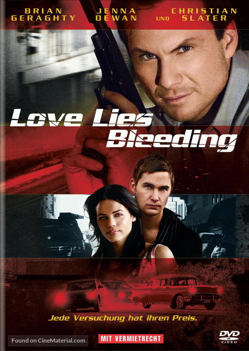 Love Lies Bleeding - German DVD movie cover