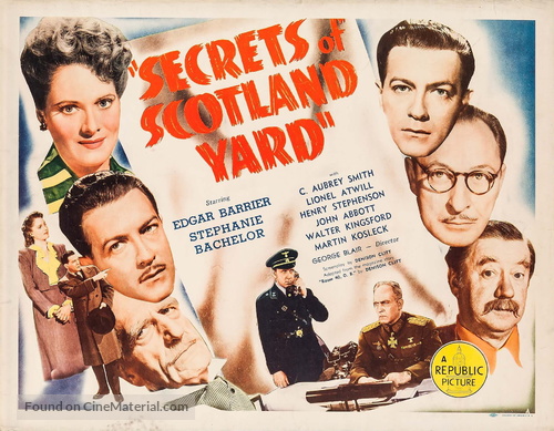 Secrets of Scotland Yard - Movie Poster