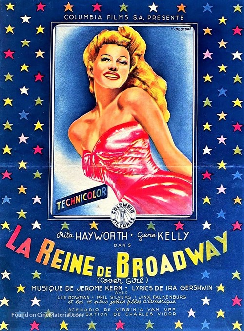 Cover Girl - French Movie Poster