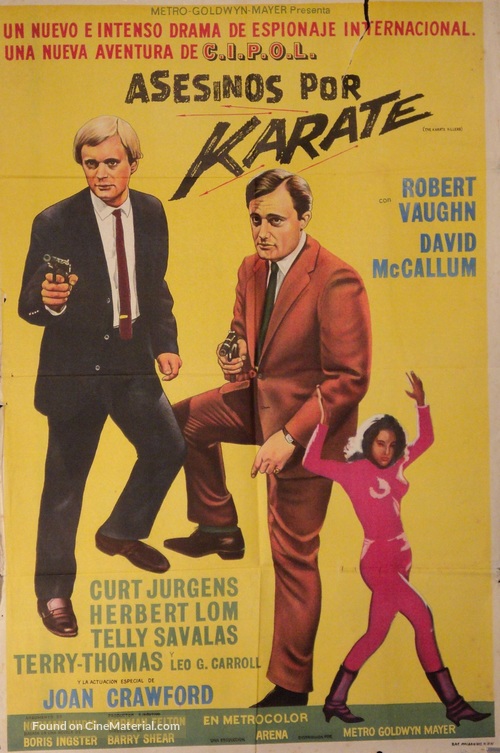 The Karate Killers - Argentinian Movie Poster