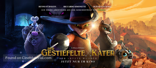 Puss in Boots: The Last Wish - German Movie Poster