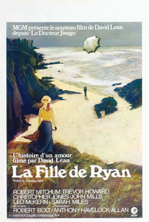 Ryan&#039;s Daughter - Belgian Movie Poster