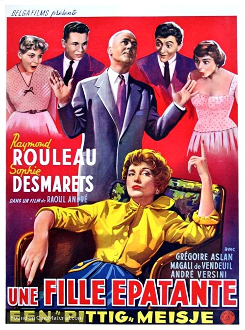 Une fille &eacute;patante - Belgian Movie Poster