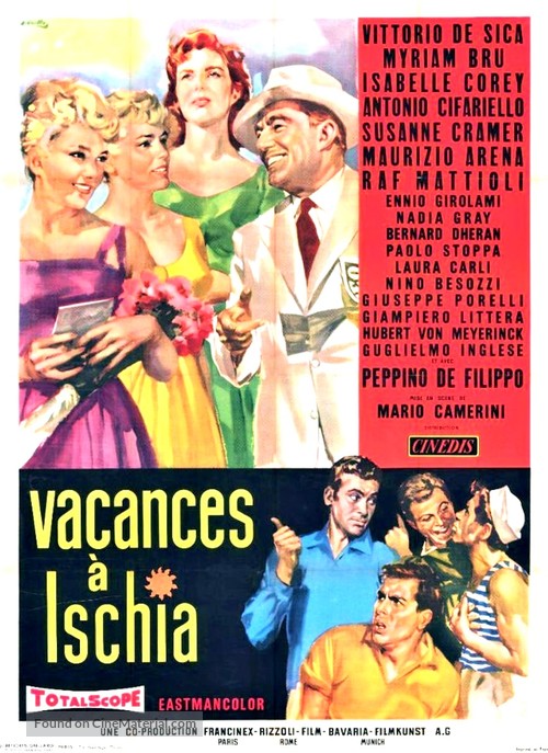 Vacanze a Ischia - French Movie Poster