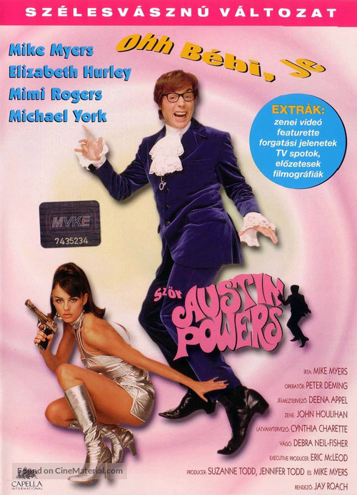 Austin Powers: International Man of Mystery - Hungarian Movie Cover