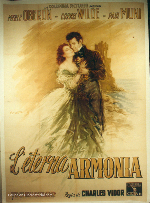 A Song to Remember - Italian Movie Poster