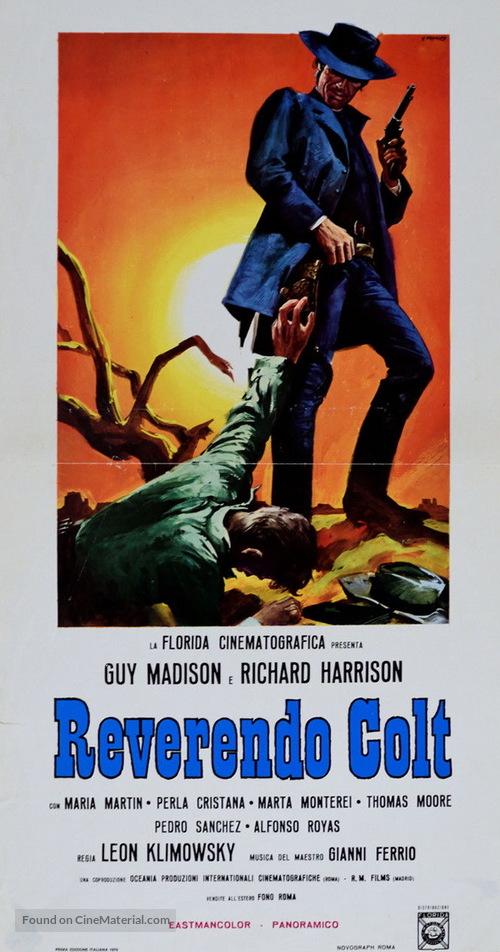 Reverendo Colt - Italian Movie Poster