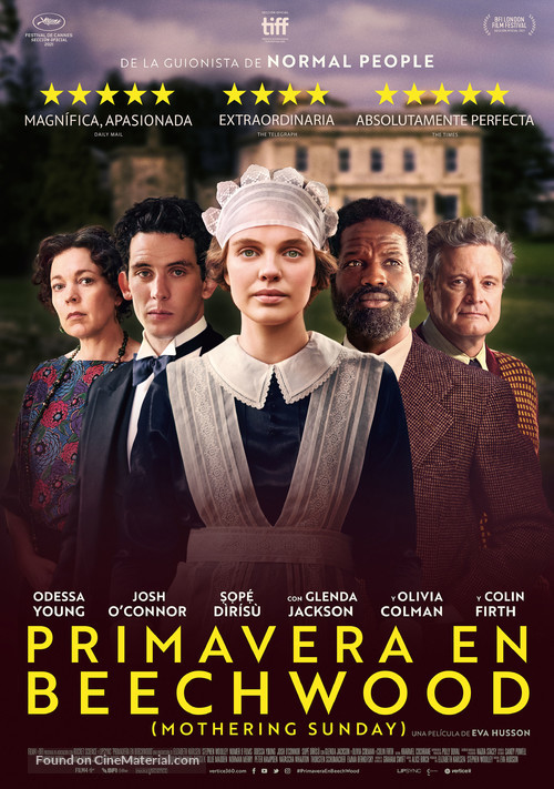 Mothering Sunday - Spanish Movie Poster