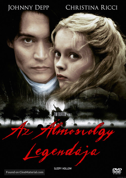 Sleepy Hollow - Hungarian DVD movie cover