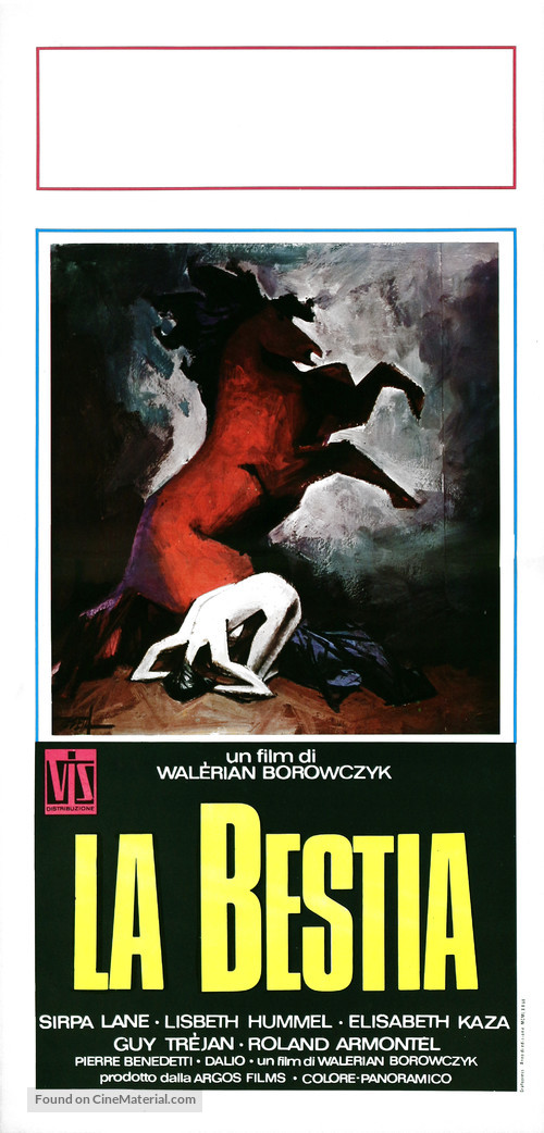 La b&ecirc;te - Italian Movie Poster