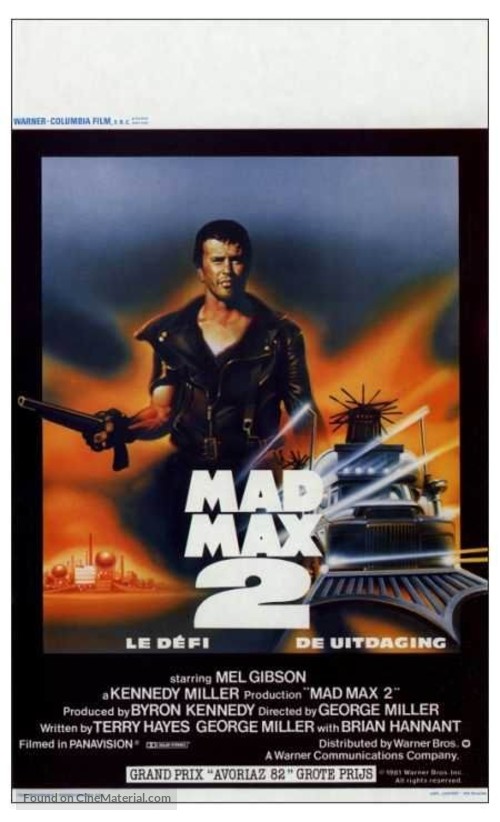 Mad Max 2 - Belgian Movie Poster