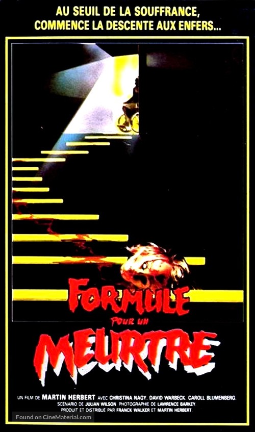 7, Hyden Park: la casa maledetta - French VHS movie cover