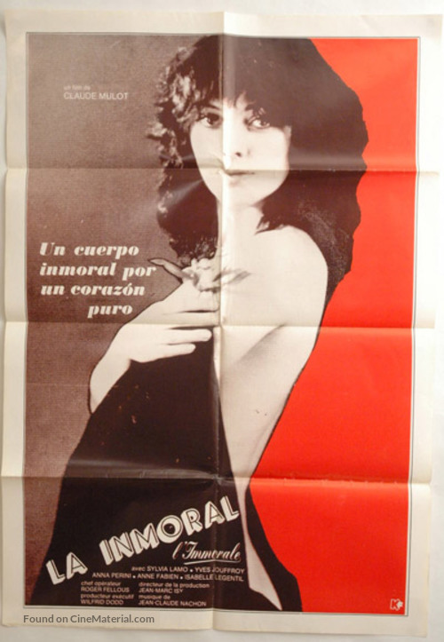 Immorale, L&#039; - Chilean Movie Poster