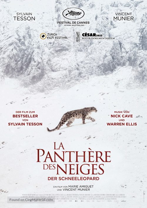 La panth&egrave;re des neiges - Swiss Movie Poster