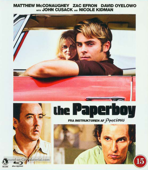 The Paperboy - Danish Blu-Ray movie cover